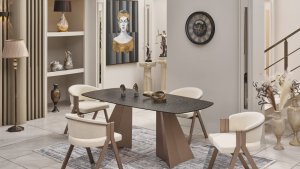 PRAMİT KRİSTAL CAM MASA TAKIMI